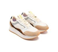 GIOSEPPO Bowdoin Cow Printed Leather Platform Sneakers, Leopard, 6 UK