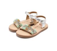 GIOSEPPO BURNETT, Flat Sandals Girls, Silver, 31 EU, metallic silver, 12.5 UK Child