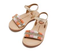 GIOSEPPO BURNETT, Girls Flat Sandals, Platinum, 26 EU, Platinum, 8.5 UK Child
