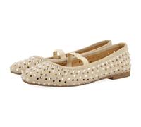 GIOSEPPO Dedham Girls Mary Jane Flat Shoes, Beige, 9.5 UK Child
