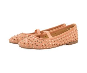 GIOSEPPO Dedham Girls Mary Jane Flat Shoes, Nude, 13 UK Child