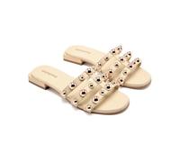 GIOSEPPO DEKORRA, Women's Flat Sandals, Off-White, 40 EU, ivory white, 8 UK
