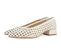 GIOSEPPO Eastham Braided Leather Salons, white, 4 UK