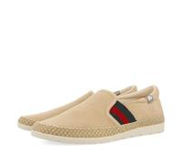 GIOSEPPO Espadrilles Beige Color with Colored Elastics and Recycled Cotton for Men WIMER, beige, 8 UK