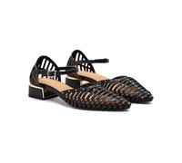 GIOSEPPO Fletcher, Women's Sandal, Black, 40 EU, Black/White, 8 UK