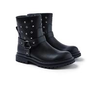 GIOSEPPO Girl's Akeley Oxford Boot, Black/White, 1.5 UK
