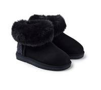GIOSEPPO Girl's Aurdal Oxford Boot, Black/White, 9.5 UK Child