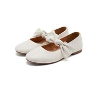 GIOSEPPO Girl's Errol Mary Jane Flat, White, 10.5 UK Child