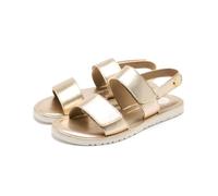 GIOSEPPO Girls Rehoboth Flat Sandal, Platinum, 3 UK