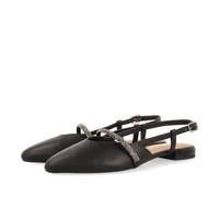 GIOSEPPO GODRANO, Women's Ballet Flat, Black, 38 EU, Black/White, 6 UK