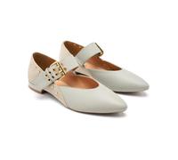 GIOSEPPO Grantham Mary Jane Flat Shoes, Grey, 6 UK