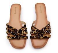 GIOSEPPO Isabelle, Women's Flat Sandals, Leopard, 40 EU, leopard, 8 UK