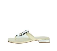 GIOSEPPO Jewel Sandal, Flat Sandal Women, Off-White, 41 EU, ivory white, 8.5 UK