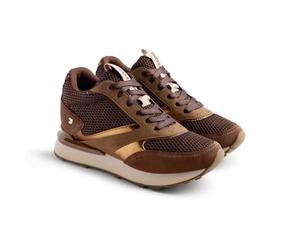 GIOSEPPO Keewatin TrainersWomen, Taupe, 4 UK