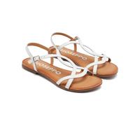 GIOSEPPO lamim Women's White Thin Strap Sandals, white, 6 UK
