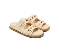 GIOSEPPO Leather Sandals TACHAS WRENTHAM, ivory white, 5 UK