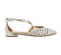 GIOSEPPO Women's Leskovic Ballet Flat, Metallic Silver, 7 UK