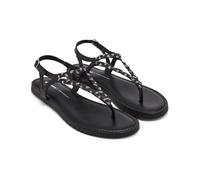 GIOSEPPO LIMINGTON, Women's Flat Sandals, Black, 41 EU, Black/White, 8.5 UK