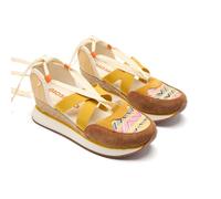 GIOSEPPO LITTLETON, Women's Sports Sandals, Mustard, 38 EU, Mustard, 6 UK