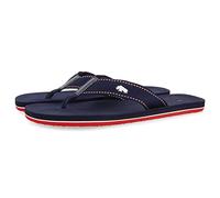 GIOSEPPO Men's Burgundy Flip Flops, navy, 7 UK
