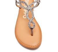 GIOSEPPO Merignas Women's White Braided Strap Sandals, Lead, 4 UK