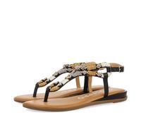 GIOSEPPO NYSSA, Women's Sandal, Black, 37 EU, Black/White, 5 UK
