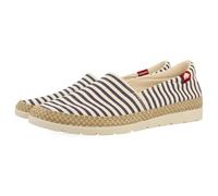 GIOSEPPO PERCHAM Striped Espadrilles, Navy, 9.5 UK