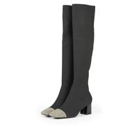 GIOSEPPO POPRAD HIGH ELASTIC HEEL BOOTS, gold, 8 UK