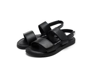GIOSEPPO Rehoboth Girls Flat Sandals, Black/White, 14 UK