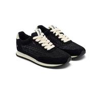 GIOSEPPO Sneakers Leather Grid, Black/White, 6 UK