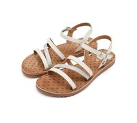 GIOSEPPO Vershire Leather Strap Sandals, white, 3 UK