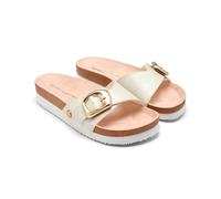 GIOSEPPO WALPOLE, Women's Flip Flops, Silver, 38 EU, metallic silver, 6 UK