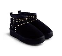 GIOSEPPO Women's Agder Oxford Boot, Black/White, 4 UK