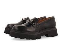 GIOSEPPO Women's Andsnes Moccasin, Black/White, 4 UK