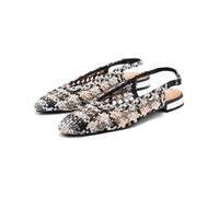 GIOSEPPO Women's Colby Mary Jane Flat, Black/White, 5 UK