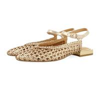 GIOSEPPO Womens Deblois Mary Jane Flat, Platinum, 8.5 UK