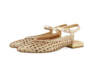 GIOSEPPO Women's Deblois Mary Jane Flat, Platinum, 8 UK