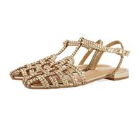 GIOSEPPO Women's Dighton Mary Jane Flat, Platinum, 4 UK