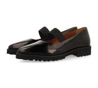 GIOSEPPO Women's Dobsin Mary Jane Flat, Black/White, 5.5 UK