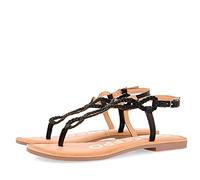 Gioseppo Women's Fyffe Open Toe Sandals, Black (Negro Negro), 4.5 UK