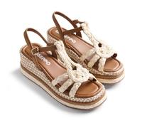 GIOSEPPO Women's Harcourt T-Strap, Brown, 5 UK