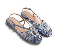 GIOSEPPO Women's Hingham Mary Jane Flat, Blue, 7.5 UK