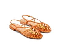 GIOSEPPO Women's Hingham Mary Jane Flat, Orange, 6 UK
