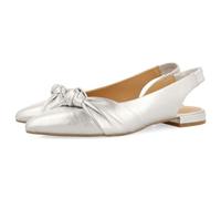 GIOSEPPO Women's Iballe Ballet Flat, Metallic Silver, 5.5 UK