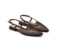 GIOSEPPO Women's Jericho Mary Jane Flat, Black/White, 8 UK
