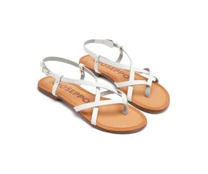 GIOSEPPO Women's Lelex Sandal, White, 7.5 UK