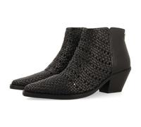 GIOSEPPO Women's Livonia Oxford Boot, Black/White, 7.5 UK