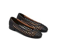 GIOSEPPO Women's Lorain Mary Jane Flat, Black/White, 7 UK