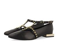 GIOSEPPO Nyborg, Women's Ballet Shoes, Black/White, 8.5 UK