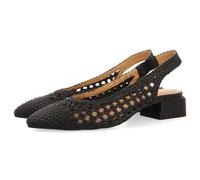 GIOSEPPO Women's Piskove Ballet Flat, Black/White, 4 UK